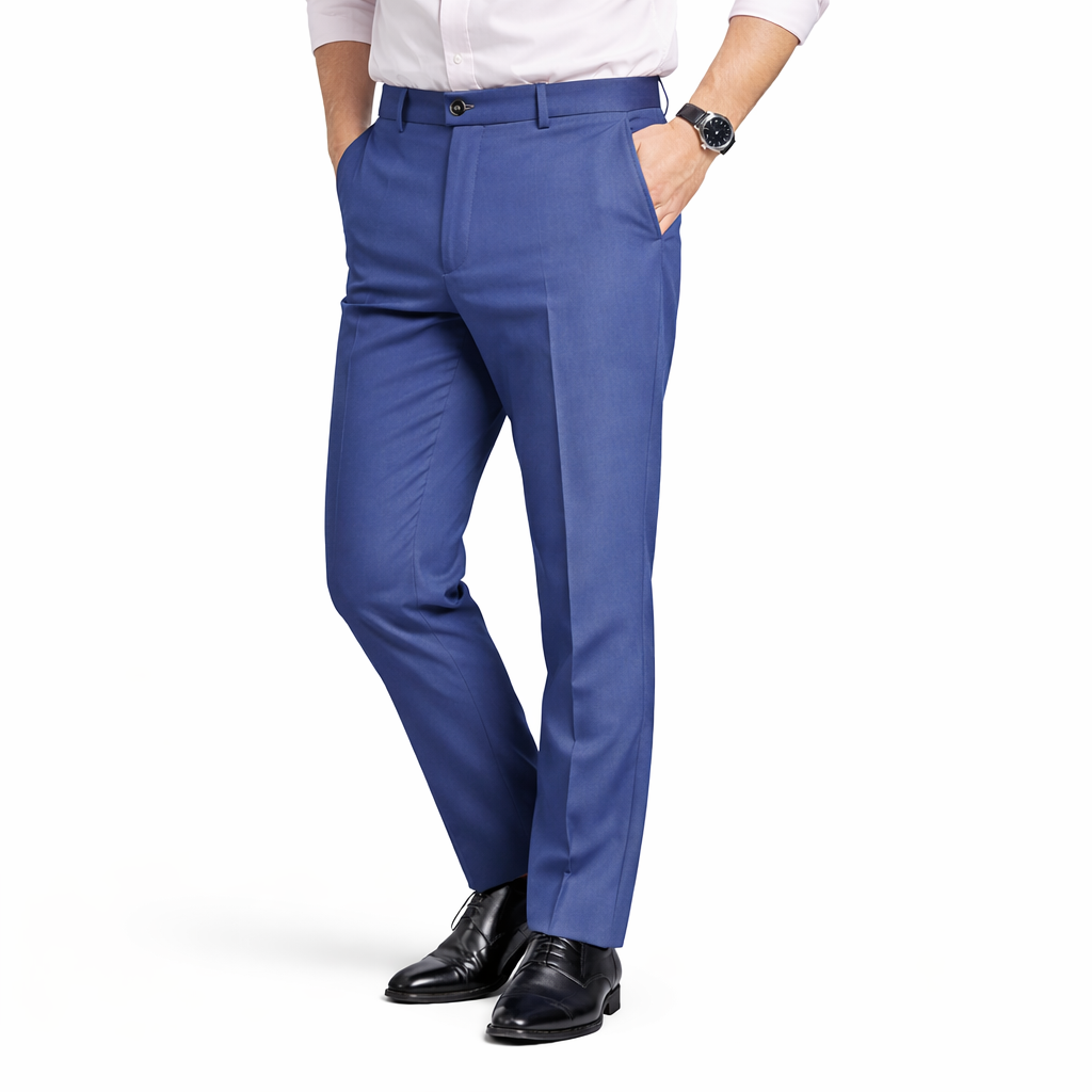 Calça azul ardósia