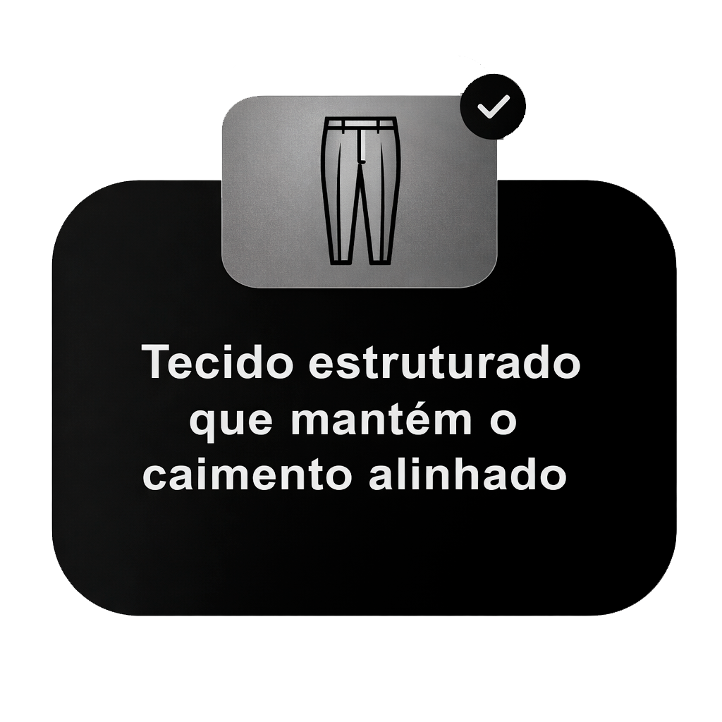 Conforto e liberdade de movimento